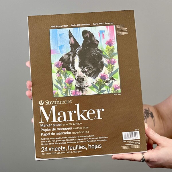 Strathmore MARKER PAD 9X12 inch, 24 pgs